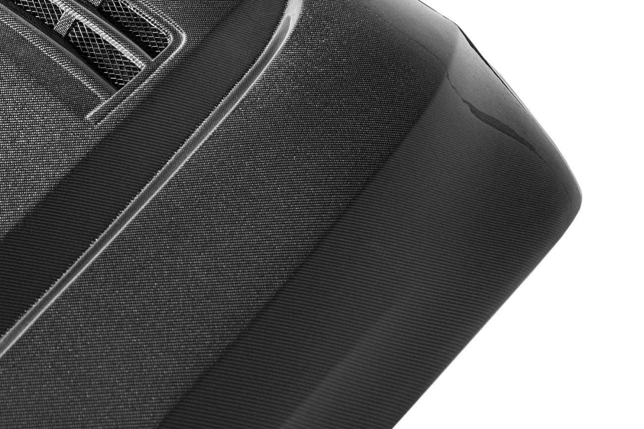 2020+ Cadillac CT4 / CT4-V / CT4-V Black Wing / CT4 SPORT | Blackwing Style Carbon Fiber Vented Front Hood